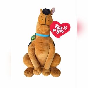 Scooby Doo Extra Large Plush 22'' Inches "I Ruv You" with Heart Hanna Barbera
